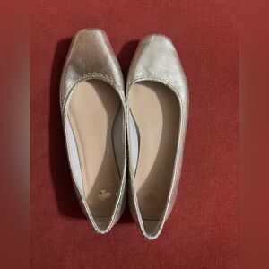 Kate Spade Gold Flats